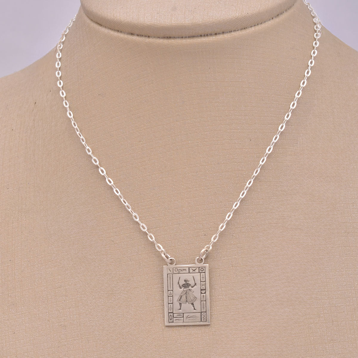 Colar Orixá – Ogum em Prata