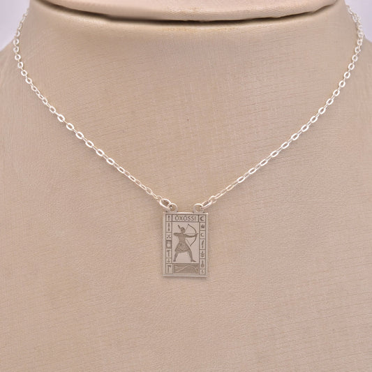 Colar Orixá – Oxóssi em Prata