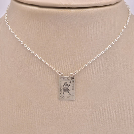 Colar Orixá – Xangô em Prata