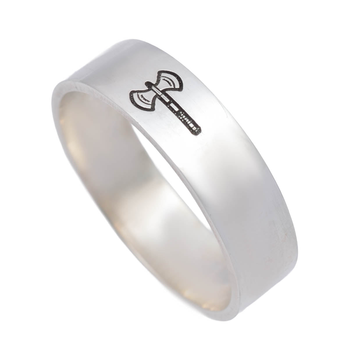 Anel União Sagrada – Força de Xangô em Prata