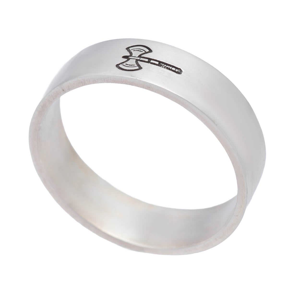 Anel União Sagrada – Força de Xangô em Prata