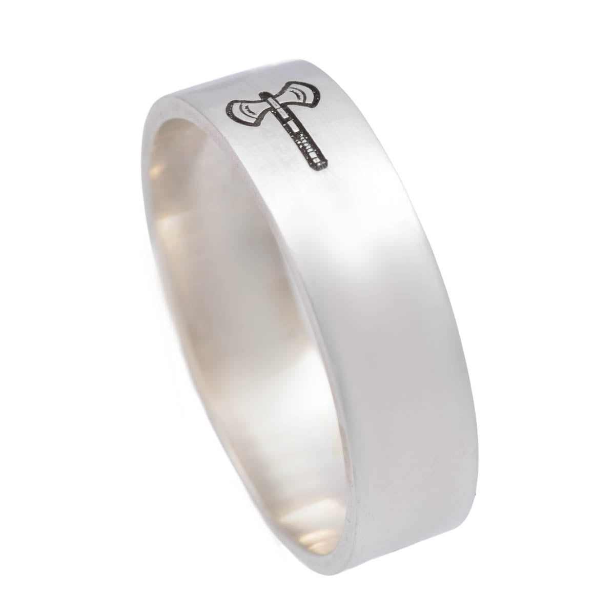 Anel União Sagrada – Força de Xangô em Prata