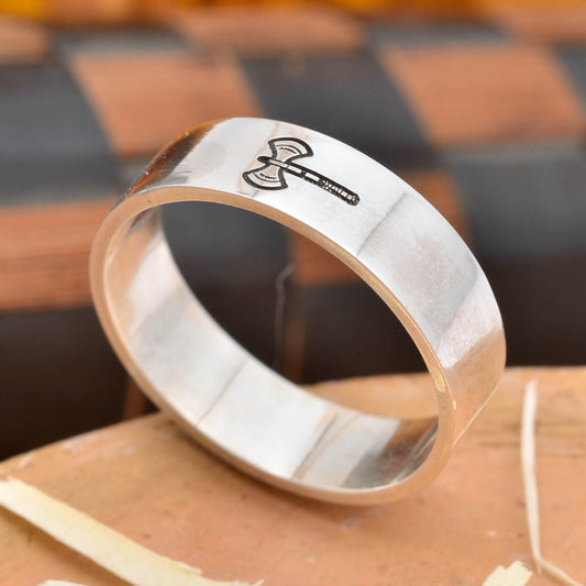 Anel União Sagrada – Força de Xangô em Prata