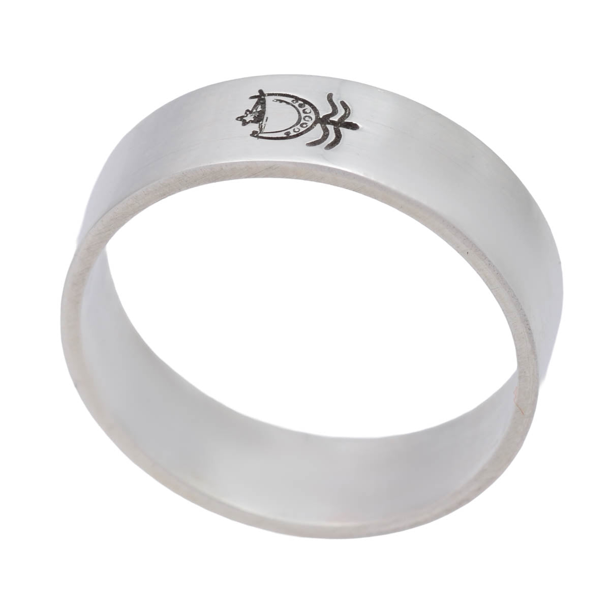 Anel União Sagrada – Abebé de Iemanjá em Prata