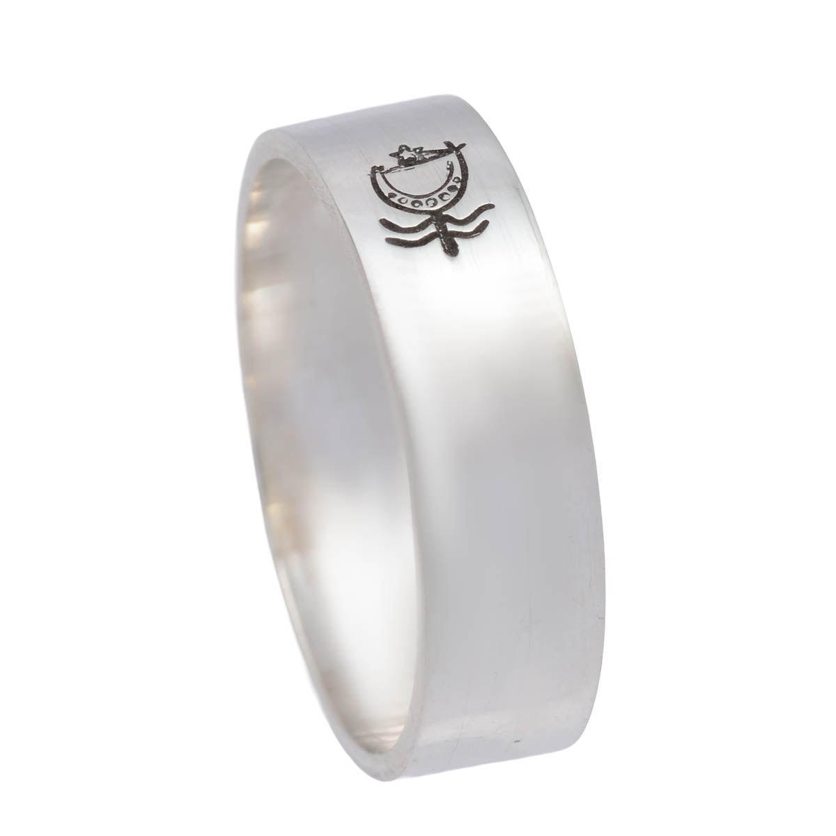 Anel União Sagrada – Abebé de Iemanjá em Prata