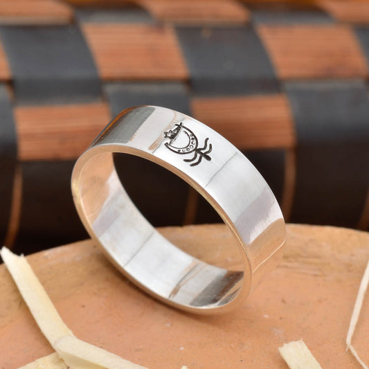 Anel União Sagrada – Abebé de Iemanjá em Prata