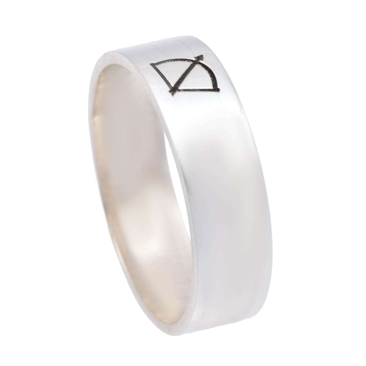 Anel União Sagrada – Arco de Oxóssi em Prata