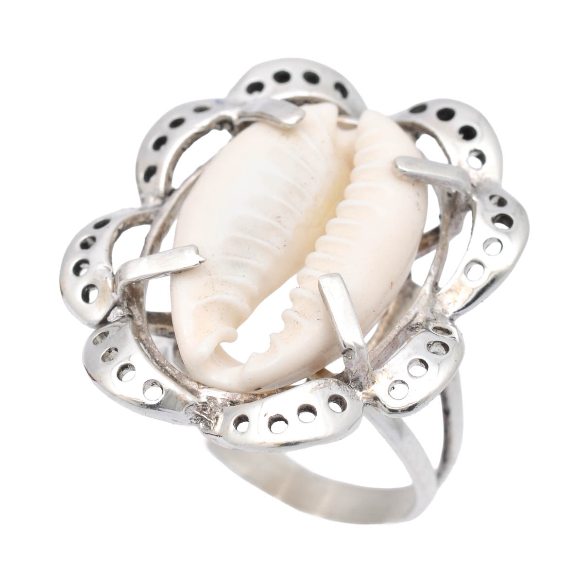 Anel – Búzio em Prata
