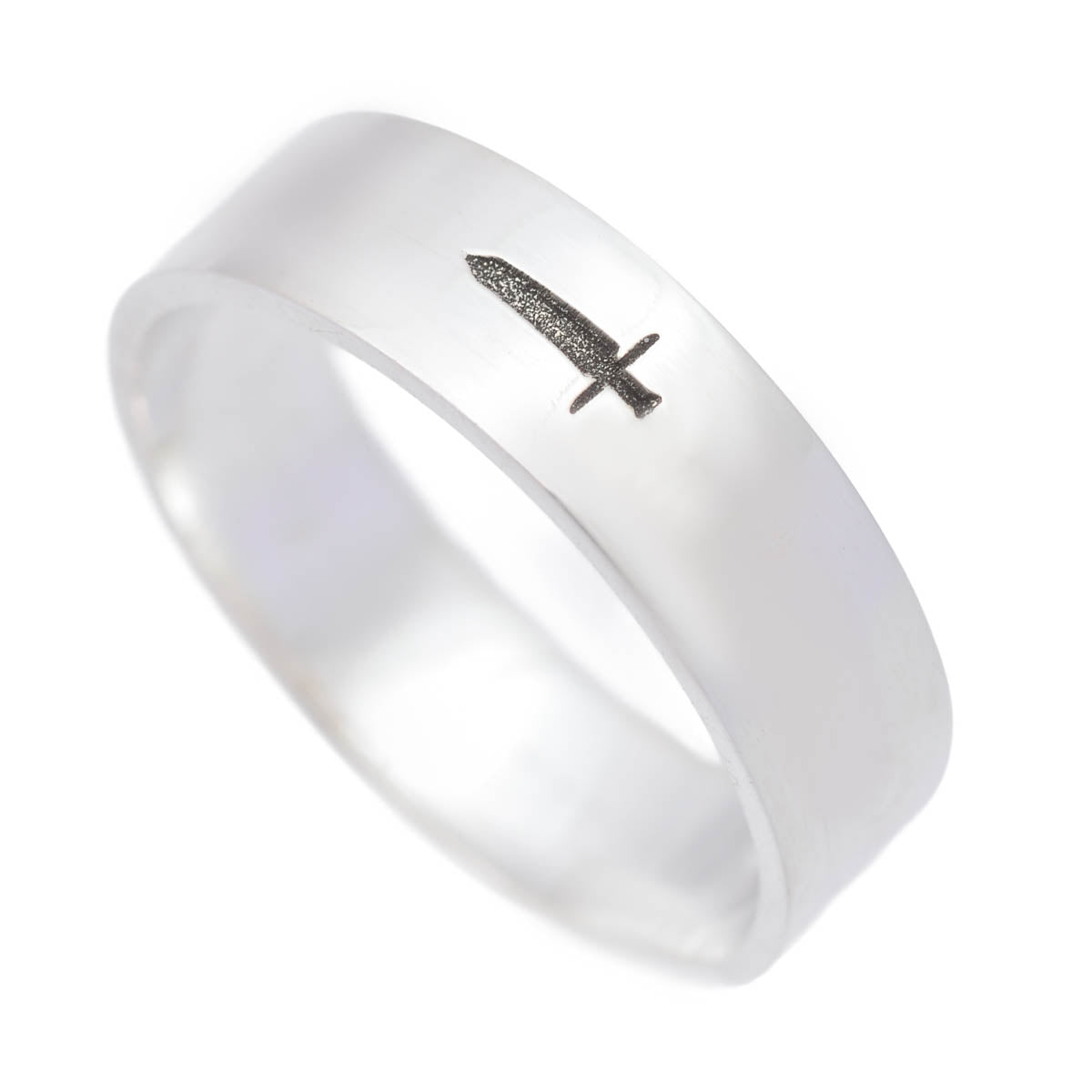 Anel União Sagrada – Espada de Ogum em Prata