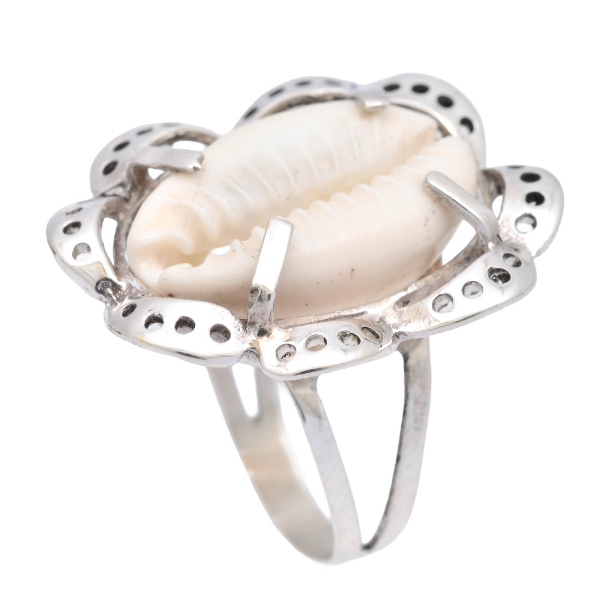 Anel – Búzio em Prata