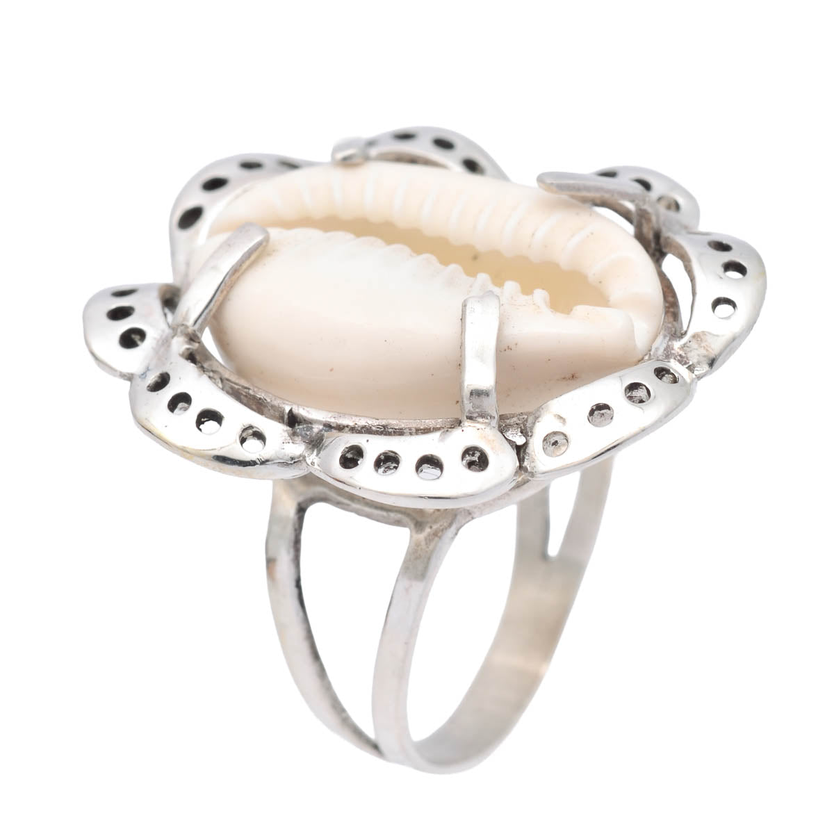 Anel – Búzio em Prata