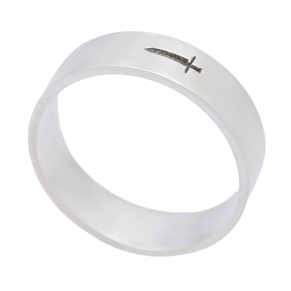 Anel União Sagrada – Espada de Ogum em Prata