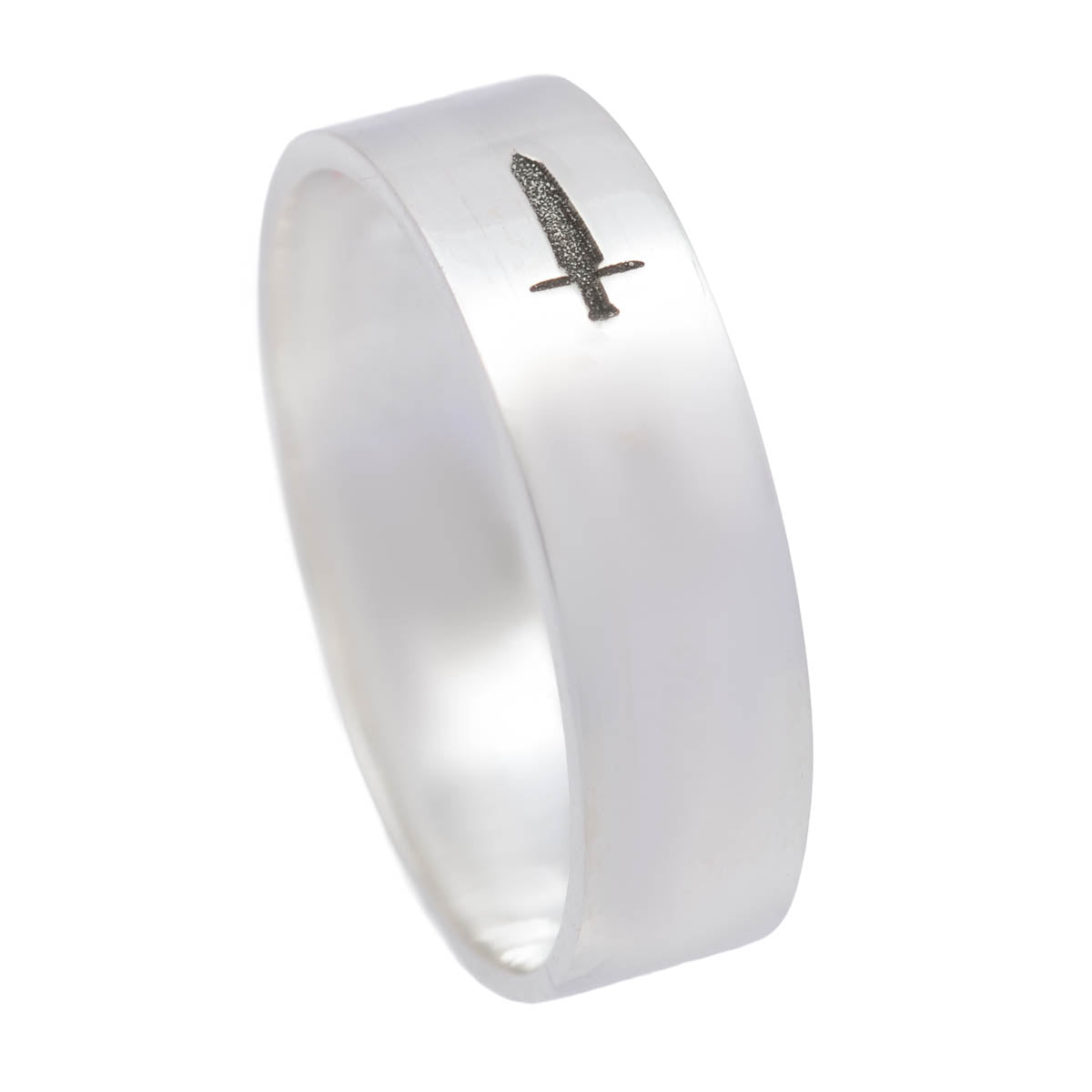 Anel União Sagrada – Espada de Ogum em Prata