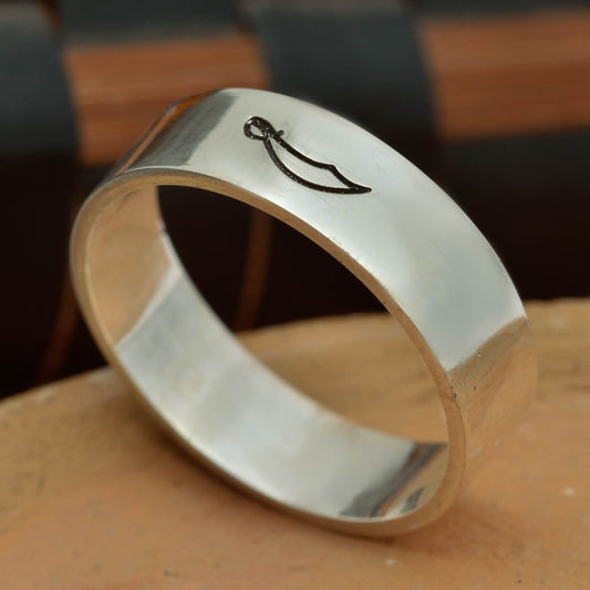 Anel União Sagrada –  iansa em Prata