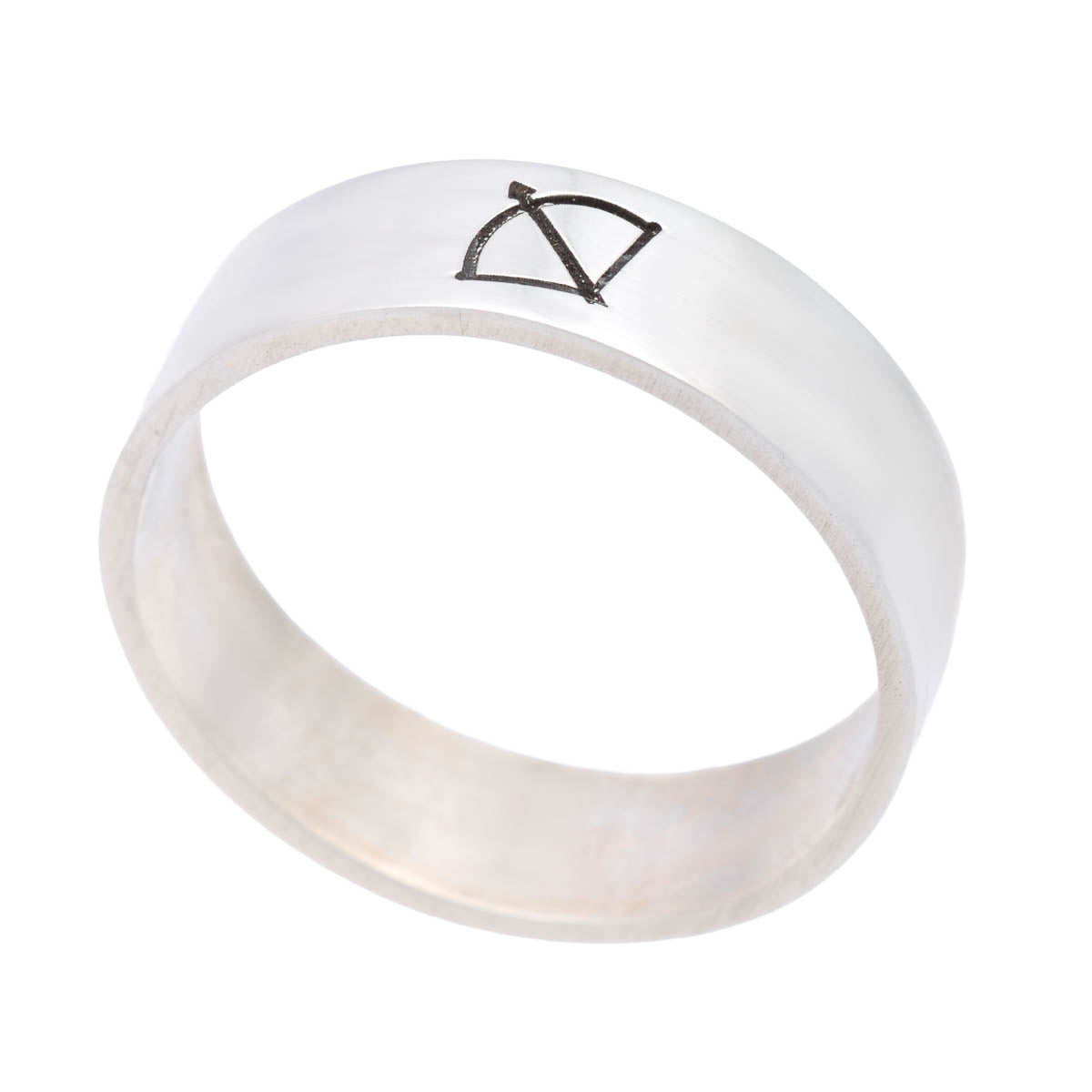 Anel União Sagrada – Arco de Oxóssi em Prata