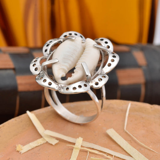 Anel – Búzio em Prata