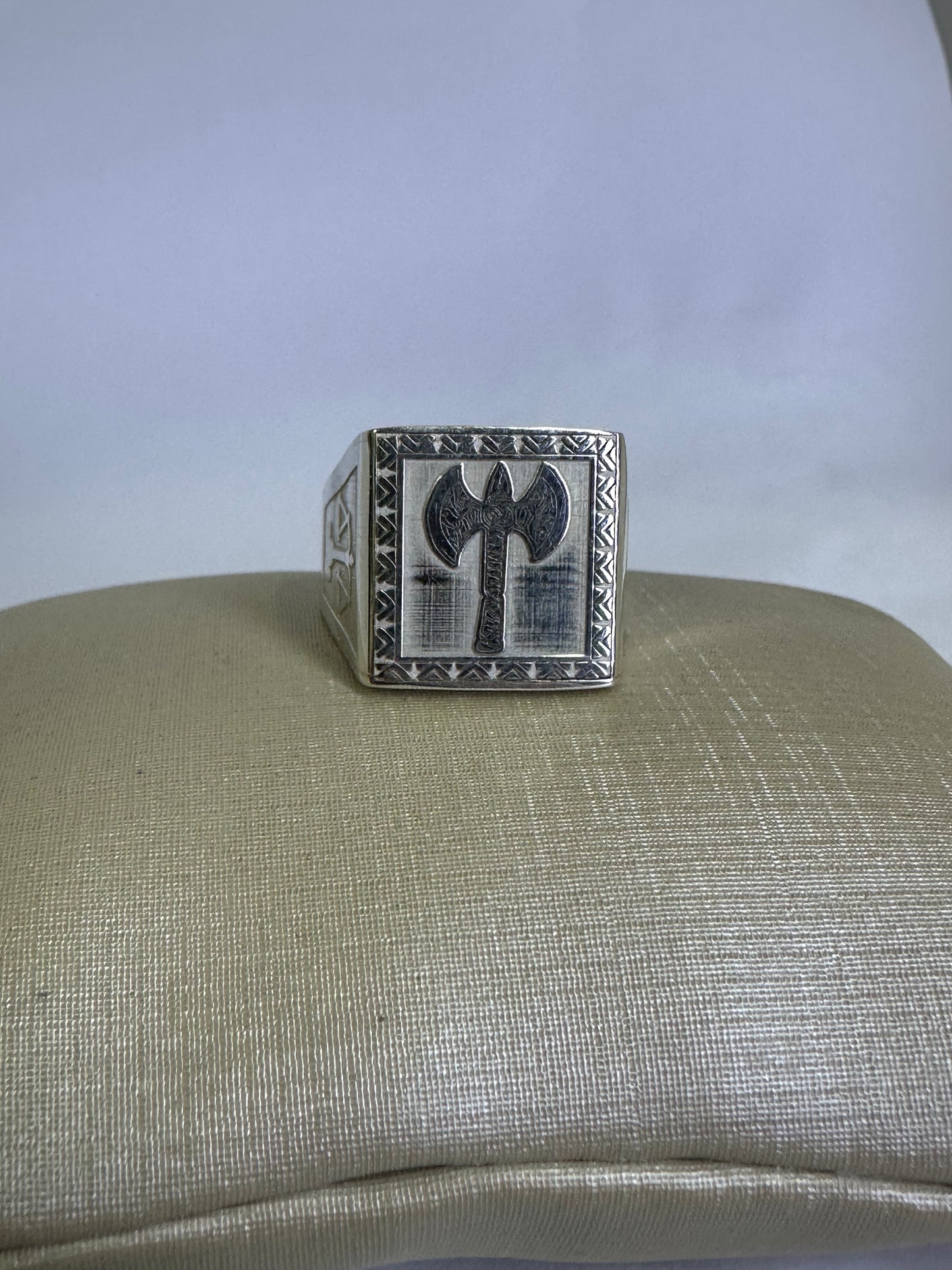 Anel Orixá – Xangô em Prata