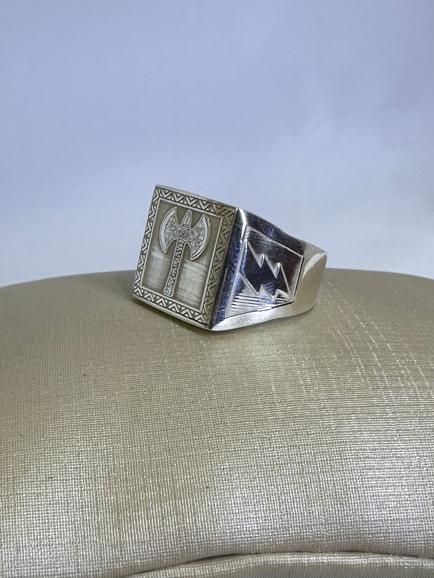 Anel Orixá – Xangô em Prata