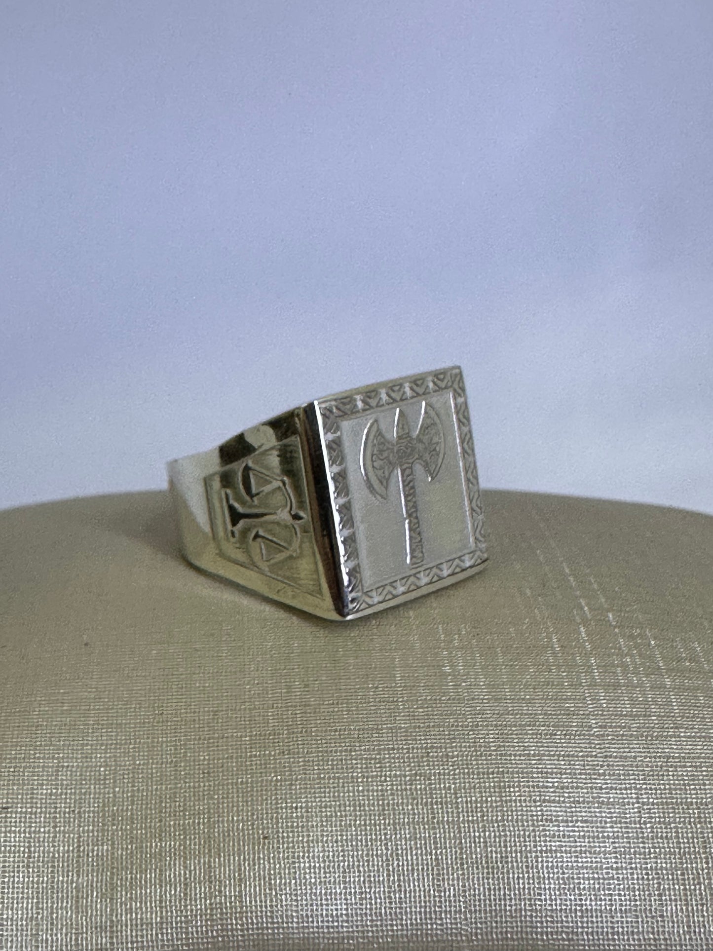 Anel Orixá – Xangô em Prata