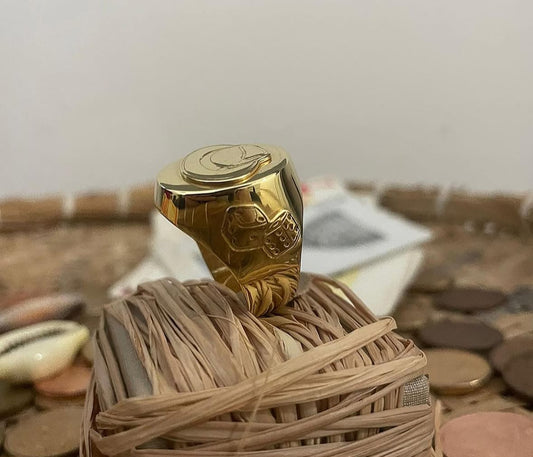 Anel Seu Zé Pelintra em Ouro 18k – Proteção, Malandragem e Sabedoria do Povo